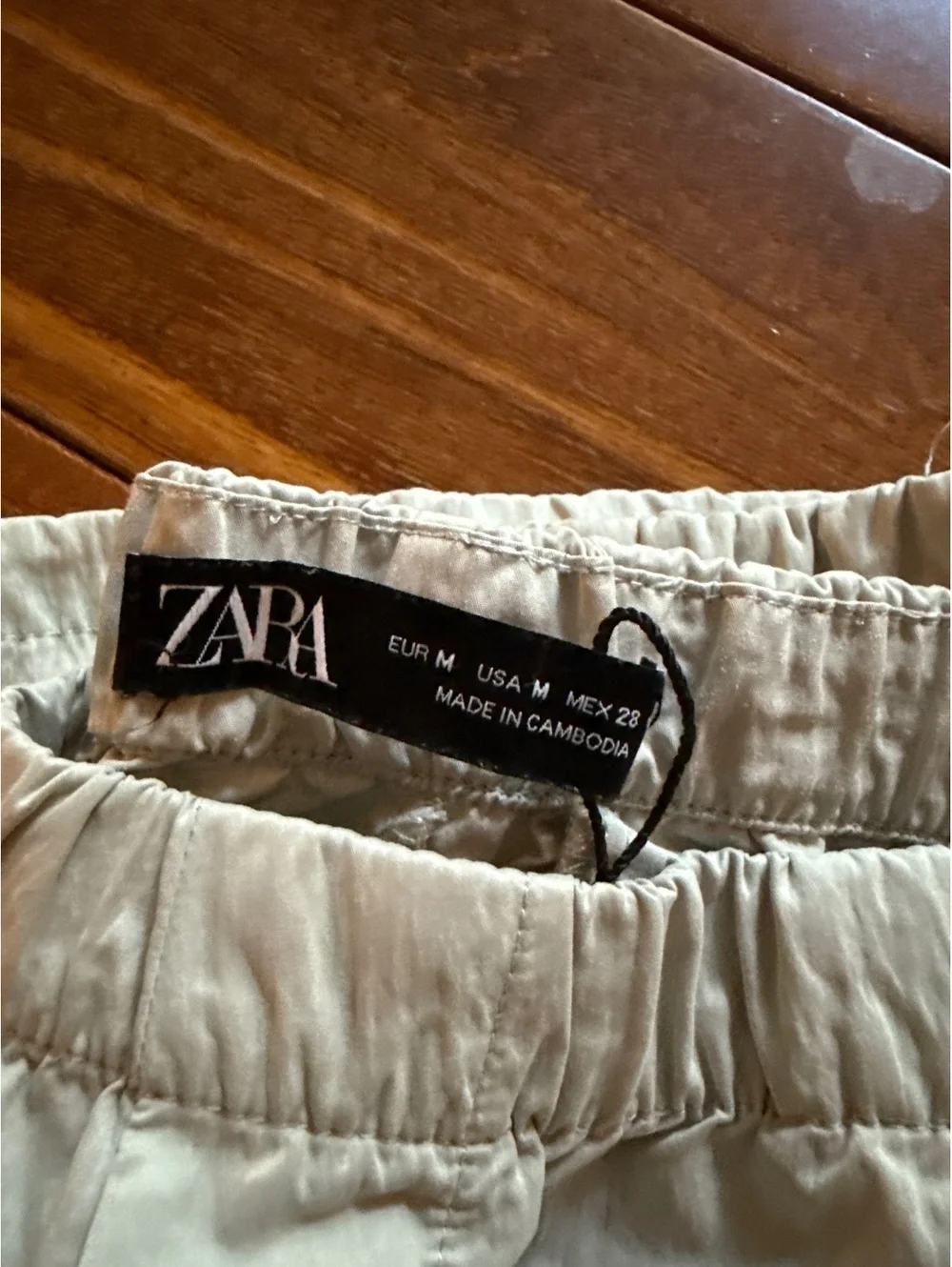 Women’s ZARA Beige Cargo Pants